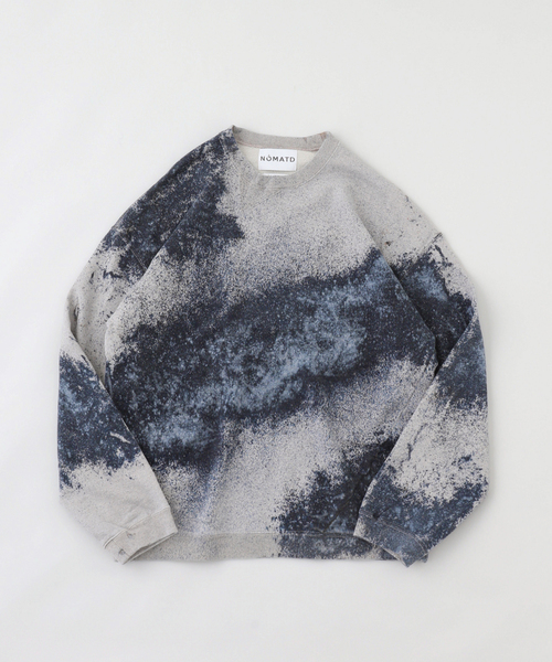 NOMA t.d.(ノーマティーディー)の「NOMA t.d. / ノーマ ティーディー Hand Dyed Twist Sweat NB38-CS02(スウェット・メンズ・チャコールグレー・LARGE)」の1枚目の写真