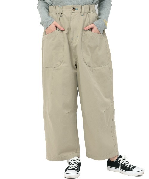 チチカカ（チチカカ）の「ツイルオウウ゛ァムパンツ（その他パンツ・レディース・ベージュ/ブラック・FREE）」の15枚目の写真