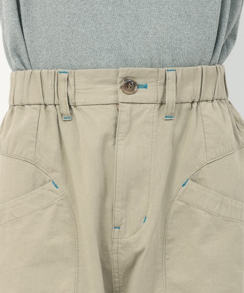 チチカカ（チチカカ）の「ツイルオウウ゛ァムパンツ（その他パンツ・レディース・ベージュ/ブラック・FREE）」の3枚目の写真