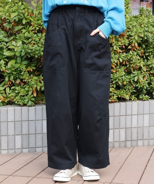 チチカカ（チチカカ）の「ツイルオウウ゛ァムパンツ（その他パンツ・レディース・ベージュ/ブラック・FREE）」の19枚目の写真