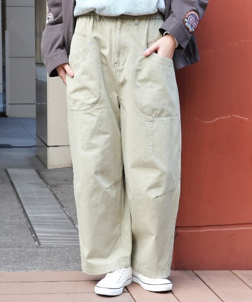 チチカカ（チチカカ）の「ツイルオウウ゛ァムパンツ（その他パンツ・レディース・ベージュ/ブラック・FREE）」の18枚目の写真