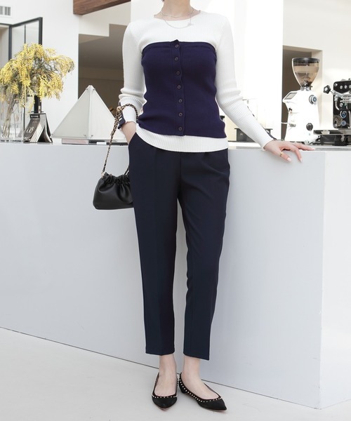 全14色】選べる丈 センタープレステーパードパンツ（その他パンツ