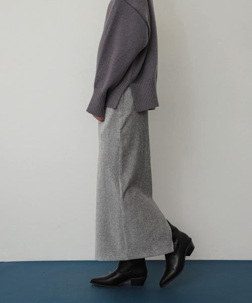 SENSE OF PLACE by URBAN RESEARCH(センスオブプレイスバイアーバンリサーチ)の「ラメカットコールナロースカート(スカート・レディース・レッド/グレー/ブラック・SHORT/ONE)」の6枚目の写真