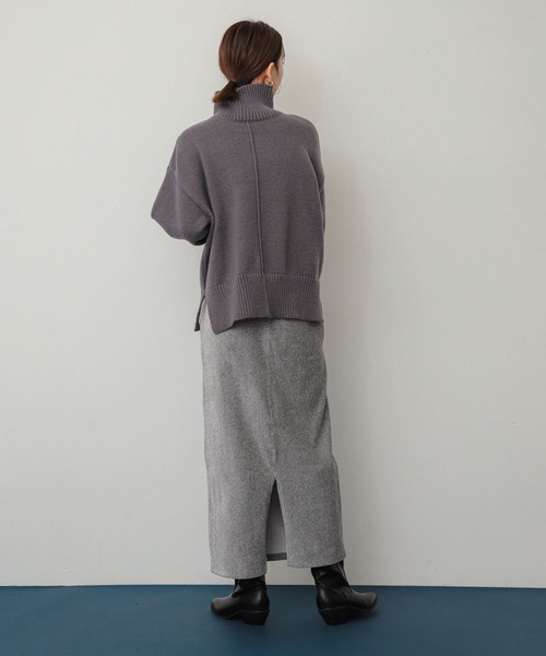 SENSE OF PLACE by URBAN RESEARCH(センスオブプレイスバイアーバンリサーチ)の「ラメカットコールナロースカート(スカート・レディース・レッド/グレー/ブラック・SHORT/ONE)」の11枚目の写真