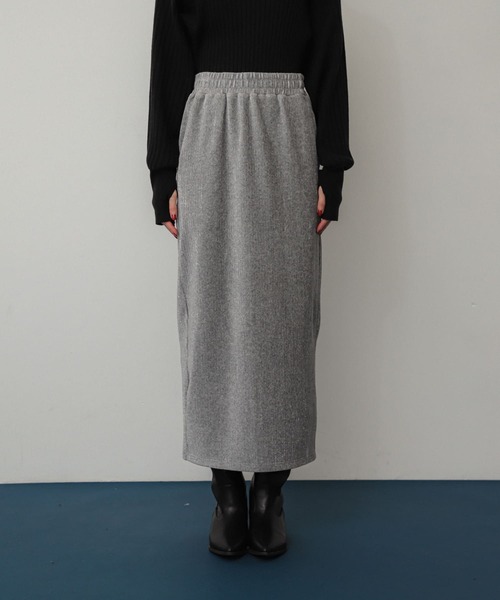 SENSE OF PLACE by URBAN RESEARCH(センスオブプレイスバイアーバンリサーチ)の「ラメカットコールナロースカート(スカート・レディース・レッド/グレー/ブラック・SHORT/ONE)」の22枚目の写真