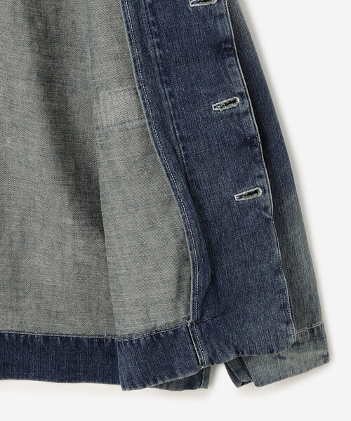 Bshop（ビショップ）の「Monostereo | デニムジャケット WOMEN（デニムジャケット・レディース・インディゴブルー・M）」の9枚目の写真