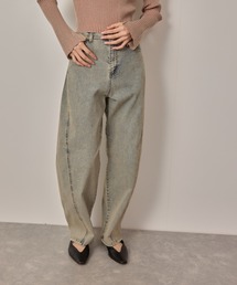 NERGY | 【シアバター配合】カーブワイドパンツ(デニムパンツ)