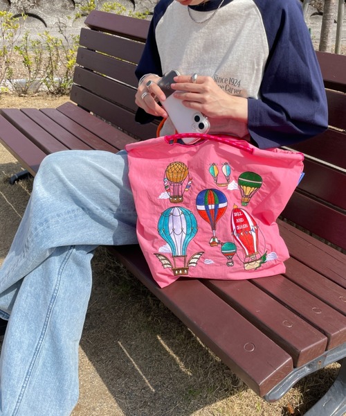 BALL&CHAIN/ボールアンドチェーン] BALOONS 刺繍デザインナイロン