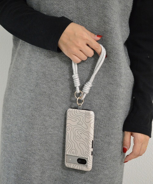 BROTHERHOOD（ブラザーフッド）の「【BROTHERHOOD】Silver Blade Rope Wrist Strap（スマホグッズ・メンズ・シルバー・FREE）」の2枚目の写真