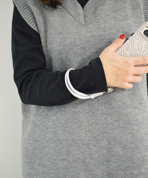 BROTHERHOOD（ブラザーフッド）の「【BROTHERHOOD】Silver Blade Rope Wrist Strap（スマホグッズ・メンズ・シルバー・FREE）」の4枚目の写真