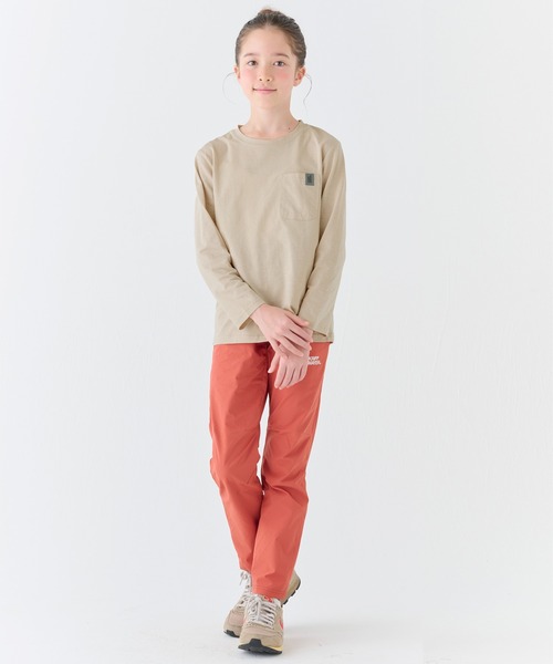 KRIFF MAYER Kid's Collection(クリフメイヤーキッズコレクション)の「UVカットさら長袖Tシャツ(長寿)(Tシャツ/カットソー・キッズ・ライトグリーン/グレー/マスタード/グレイッシュベージュ/チャコール/サックスブルー・170/160/150/140/130/120)」の16枚目の写真