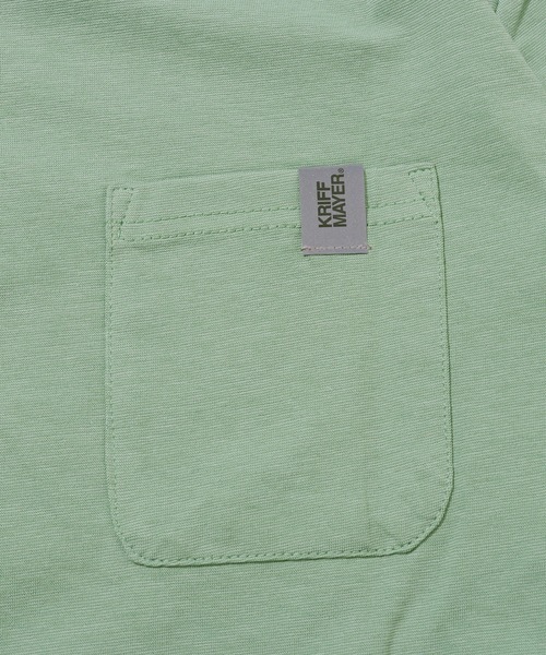 KRIFF MAYER Kid's Collection(クリフメイヤーキッズコレクション)の「UVカットさら長袖Tシャツ(長寿)(Tシャツ/カットソー・キッズ・ライトグリーン/グレー/マスタード/グレイッシュベージュ/チャコール/サックスブルー・170/160/150/140/130/120)」の20枚目の写真