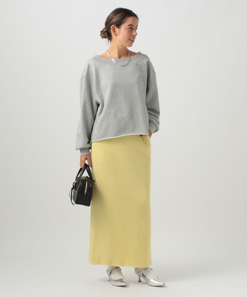 BAYFLOW（ベイフロー）の「[キレイ目に着られる]オフショルダースウェットプルオーバー（スウェット・レディース・レッド/杢グレー/オフホワイト・FREE）」の18枚目の写真