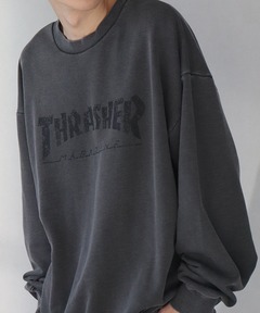 UNISEX》Prime-Over Lace-Up Alien Sweat Crew Neck Pullover/プライム 