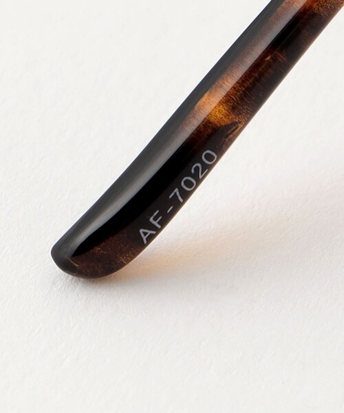 green label relaxing（グリーンレーベルリラクシング）の「コンビフレーム クリアレンズ メガネ（メガネ・レディース・ブラック/ブラウン・FREE）」の5枚目の写真