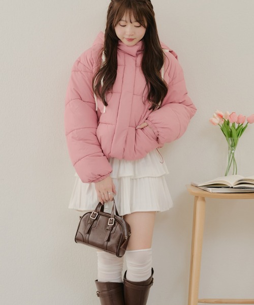 セール】フード中綿ジャケット（ダウンジャケット/コート）｜Remind me