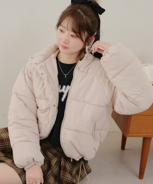 セール】フード中綿ジャケット（ダウンジャケット/コート）｜Remind me