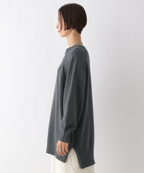 LEPSIM（レプシィム）の「ラグランニットチュニック　291609（ニット/セーター・レディース・アイボリー/ミント/ブルー系その他/チャコールグレー・FREE）」の22枚目の写真