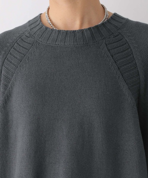 LEPSIM（レプシィム）の「ラグランニットチュニック　291609（ニット/セーター・レディース・アイボリー/ミント/ブルー系その他/チャコールグレー・FREE）」の20枚目の写真