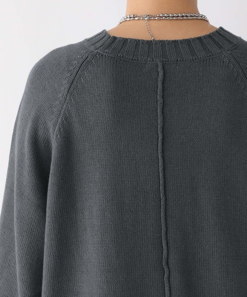 LEPSIM（レプシィム）の「ラグランニットチュニック　291609（ニット/セーター・レディース・アイボリー/ミント/ブルー系その他/チャコールグレー・FREE）」の17枚目の写真