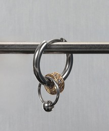 SBG リング&ボールフープピアス 片耳