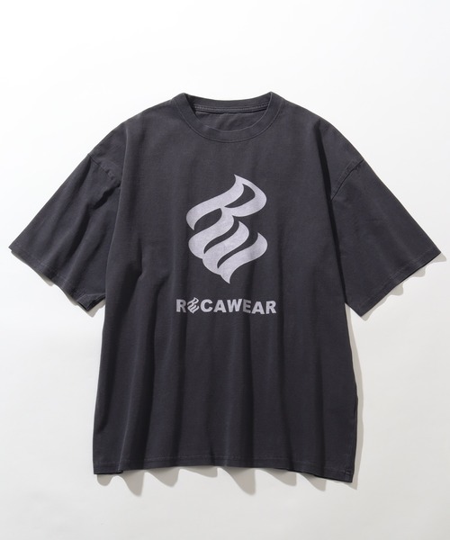 ROCAWEAR(ロカウェア)の「【ROCAWEAR/ロカウェア】ヴィンテージピグメント加工 ロゴプリント 半袖Tシャツ(Tシャツ/カットソー・メンズ・スミクロ/ブラック系1・XL/M/L)」の4枚目の写真