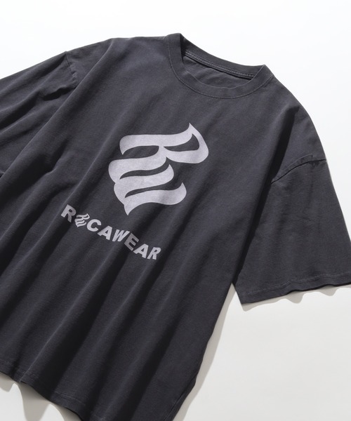 ROCAWEAR(ロカウェア)の「【ROCAWEAR/ロカウェア】ヴィンテージピグメント加工 ロゴプリント 半袖Tシャツ(Tシャツ/カットソー・メンズ・スミクロ/ブラック系1・XL/M/L)」の6枚目の写真