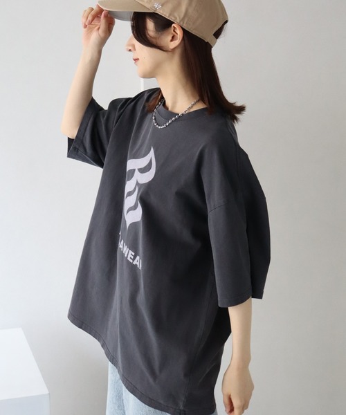 ROCAWEAR(ロカウェア)の「【ROCAWEAR/ロカウェア】ヴィンテージピグメント加工 ロゴプリント 半袖Tシャツ(Tシャツ/カットソー・メンズ・スミクロ/ブラック系1・XL/M/L)」の18枚目の写真