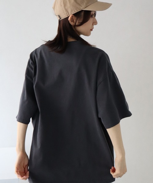 ROCAWEAR(ロカウェア)の「【ROCAWEAR/ロカウェア】ヴィンテージピグメント加工 ロゴプリント 半袖Tシャツ(Tシャツ/カットソー・メンズ・スミクロ/ブラック系1・XL/M/L)」の19枚目の写真