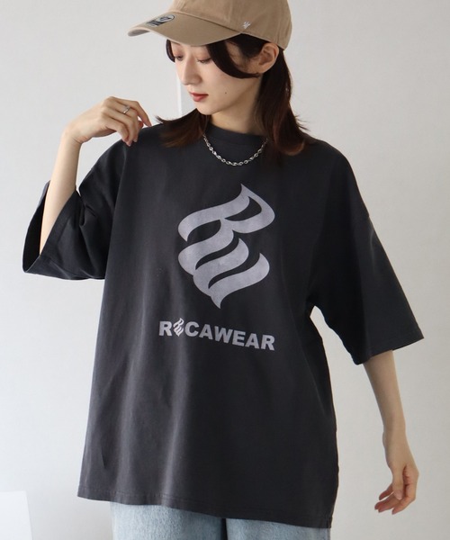 ROCAWEAR(ロカウェア)の「【ROCAWEAR/ロカウェア】ヴィンテージピグメント加工 ロゴプリント 半袖Tシャツ(Tシャツ/カットソー・メンズ・スミクロ/ブラック系1・XL/M/L)」の16枚目の写真