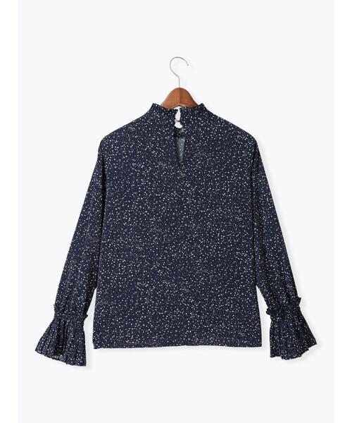 Te chichi(テチチ)の「ピンタックスタンドフリルブラウス(シャツ/ブラウス・レディース・ネイビー/サックスブルー/オフホワイト/クリーム・F)」の16枚目の写真