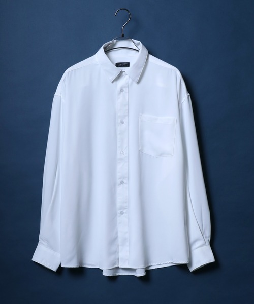 ANPAS（アンパス）の「Allover Pattern/Rose Embroidery Oversized Shirt With Tie/総柄＆薔薇刺繍 ネクタイ付き シャツ 韓国ストリート メンズ レディース（シャツ/ブラウス・メンズ・ブルー/ホワイト/ホワイト系その他/ブラック系その他/ホワイト系その他2/ブルー系その他・M/L）」の7枚目の写真
