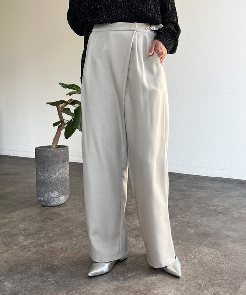 美品 JULIUS ユリウス パンツ ラップパンツ スカート風 サイズ1