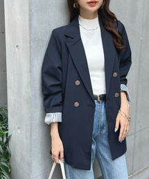 Futier land（フューティアランド）の「【3サイズ展開】BIGダブルテーラードジャケット（テーラードジャケット）」