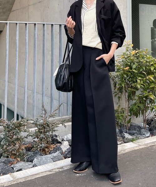 ear PAPILLONNER（イアパピヨネ）の「カーブパンツ【SUM1 STYLE(スミスタイル)】（その他パンツ・レディース・ブラック・FREE）」の13枚目の写真