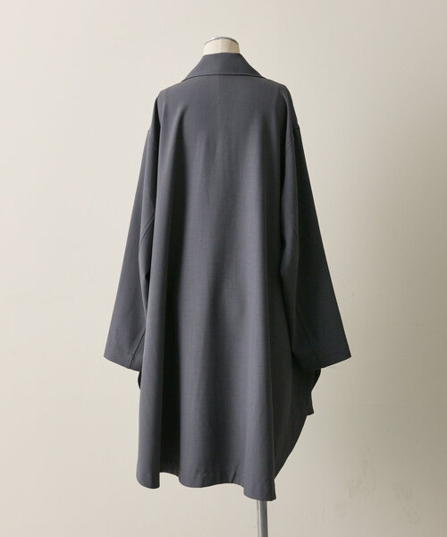 イアパピヨネ　ロングジャケット 【SUM1 STYLE（スミスタイル） セール】《セットアップ着用》ロングシャツジャケット【SUM1