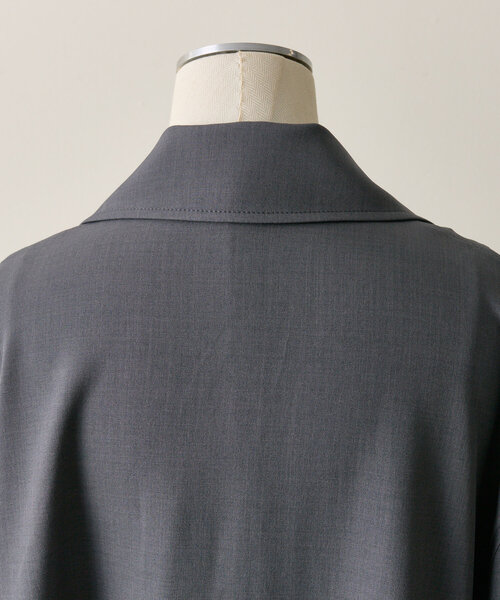 セール】《セットアップ着用》ロングシャツジャケット【SUM1