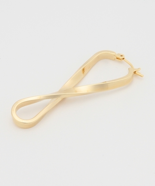 Ray BEAMS（レイビームス）の「GRACEFULLY / インフィニティー ピアス（ピアス（両耳用）・レディース・ゴールド・ONE SIZE）」の5枚目の写真