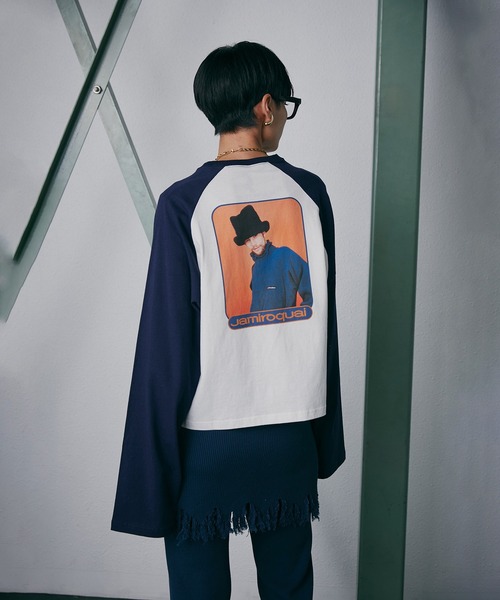 <ROSE BUD別注> JamiroquaiラグランロンT セール】<ROSE BUD別注>JamiroquaiラグランロンT（Tシャツ
