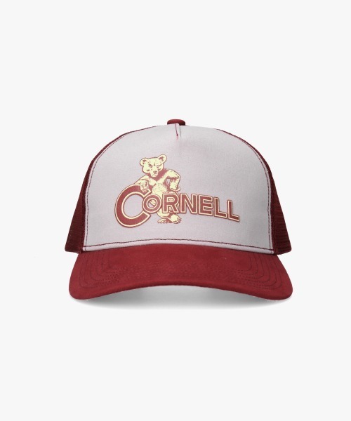 OVERRIDE（オーバーライド）の「Cornell CAMVAS MESH CAP / カレッジ（キャップ・メンズ・レッド・57~59cm）」の3枚目の写真