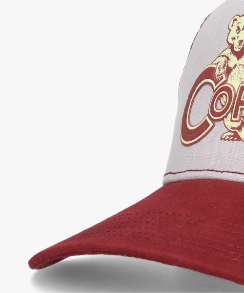 OVERRIDE（オーバーライド）の「Cornell CAMVAS MESH CAP / カレッジ（キャップ・メンズ・レッド・57~59cm）」の7枚目の写真