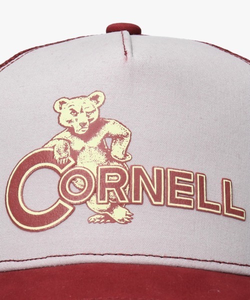 OVERRIDE（オーバーライド）の「Cornell CAMVAS MESH CAP / カレッジ（キャップ・メンズ・レッド・57~59cm）」の8枚目の写真