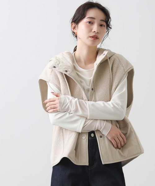Gready Brilliant(グレディブリリアン)の「ジョーゼットクルーロンT(Tシャツ/カットソー・レディース・アイボリー/チャコールグレー・38)」の17枚目の写真