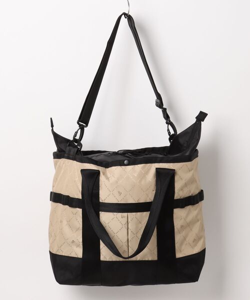 NEW ERA（ニューエラ）の「NEW ERA/ニューエラ トートバッグ トートバッグ 22L サンドジャカード 14392105（トートバッグ・メンズ・サンドベージュ・FREE）」の2枚目の写真