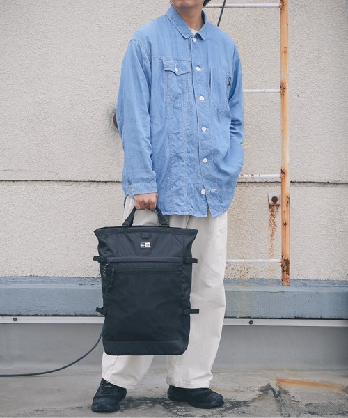 NEW ERA(ニューエラ)の「【NEW ERA/ニューエラ】EXPLORER TOTE BAG 150D(バックパック/リュック・メンズ・ブラック・FREE)」の4枚目の写真