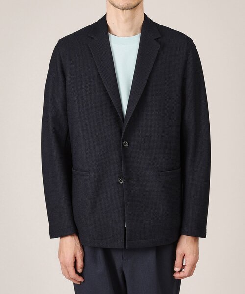 新品 タケオキクチ 尾州 ラッセル セットアップスーツ M 定価66,000円 セール】【軽羽織】尾州ラッセル ジャケット（テーラード