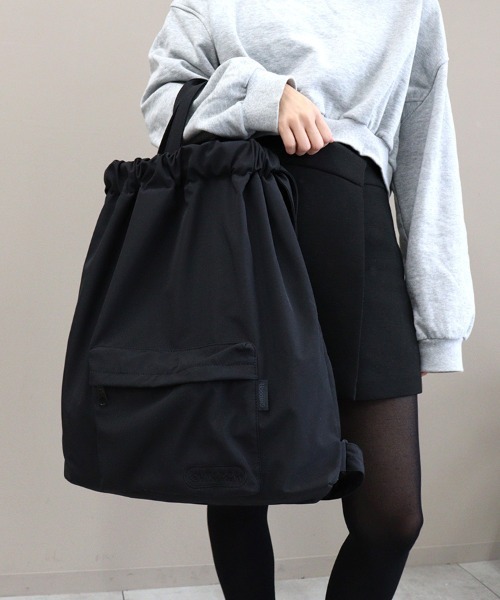 OUTDOOR PRODUCTS（アウトドアプロダクツ）の「【OUTDOOR PRODUCTS】2way バックパック [151116]（バックパック/リュック・レディース・ブラック/グレー・F）」の2枚目の写真