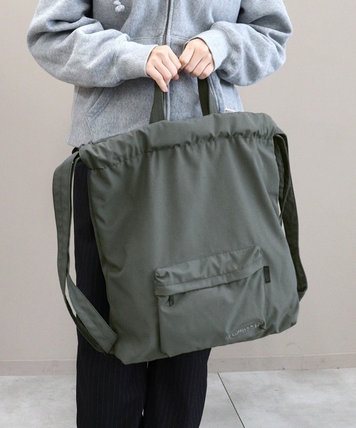 OUTDOOR PRODUCTS（アウトドアプロダクツ）の「【OUTDOOR PRODUCTS】2way バックパック [151116]（バックパック/リュック・レディース・ブラック/グレー・F）」の8枚目の写真