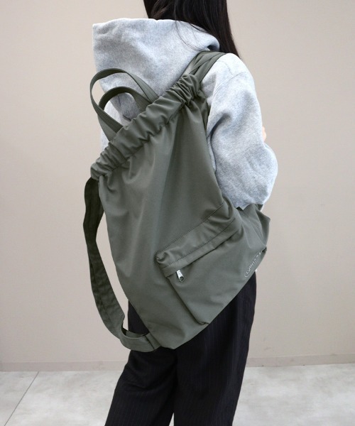 OUTDOOR PRODUCTS（アウトドアプロダクツ）の「【OUTDOOR PRODUCTS】2way バックパック [151116]（バックパック/リュック・レディース・ブラック/グレー・F）」の10枚目の写真