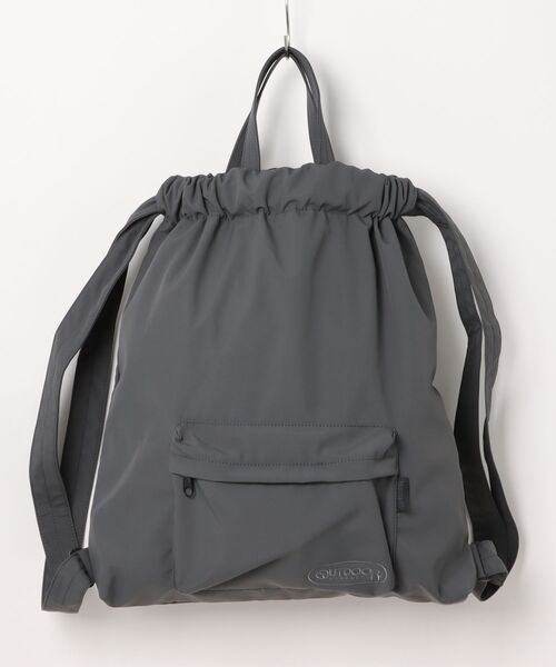 OUTDOOR PRODUCTS（アウトドアプロダクツ）の「【OUTDOOR PRODUCTS】2way バックパック [151116]（バックパック/リュック・レディース・ブラック/グレー・F）」の21枚目の写真
